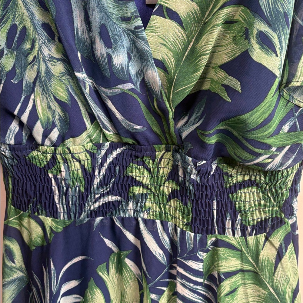 Rabbit Rabbit Rabbit Blue and Green Patterned Dress - Picture 12 of 15